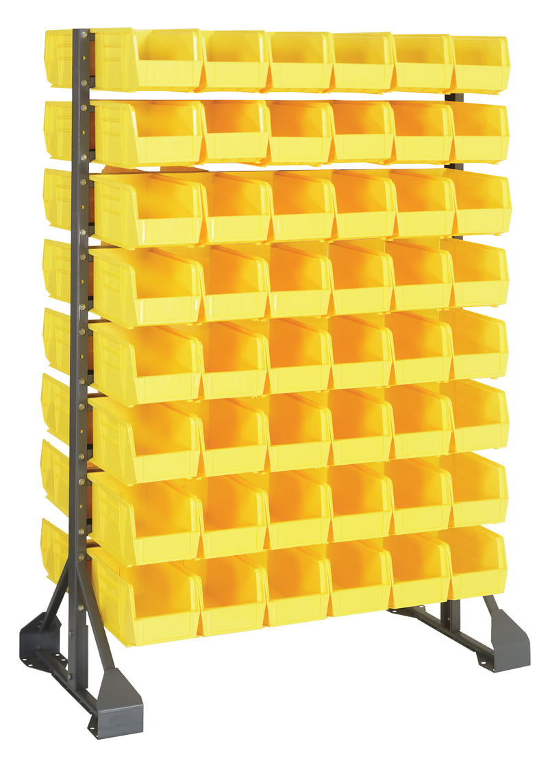 Quantum Steel Rail Bin Packages – 36" x 20" x 53" – QRU-16D-230-96 – Yellow