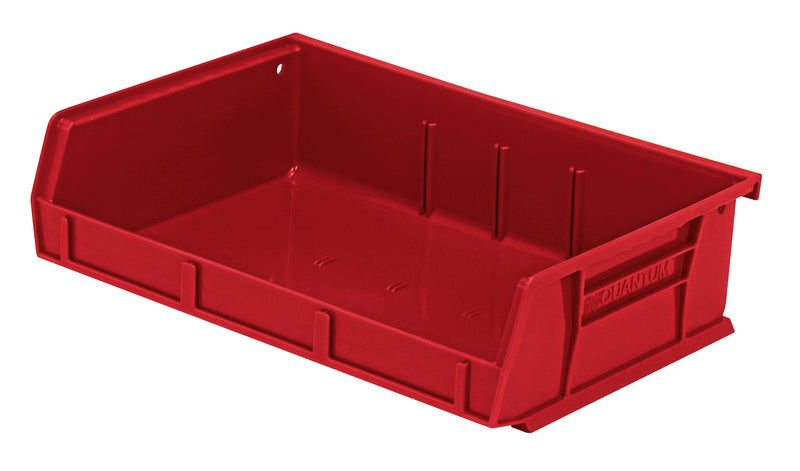 Quantum Ultra Stack & Hang Bins – QUS232 to QUS239 – Case Pack – 7-3/8" x 11" x 3" – QUS236 – Red