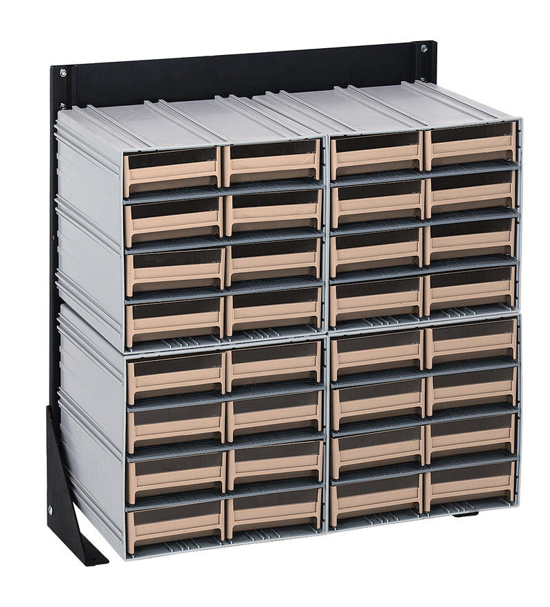 Quantum Interlocking Storage Cabinet Floor Stand – 8" x 23-5/8" x 28" – QIC-124-83 – Ivory