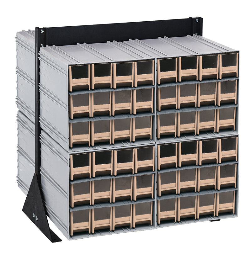 Quantum Interlocking Storage Cabinet Floor Stand – 16" x 23-5/8" x 28" – QIC-224-122 – Ivory