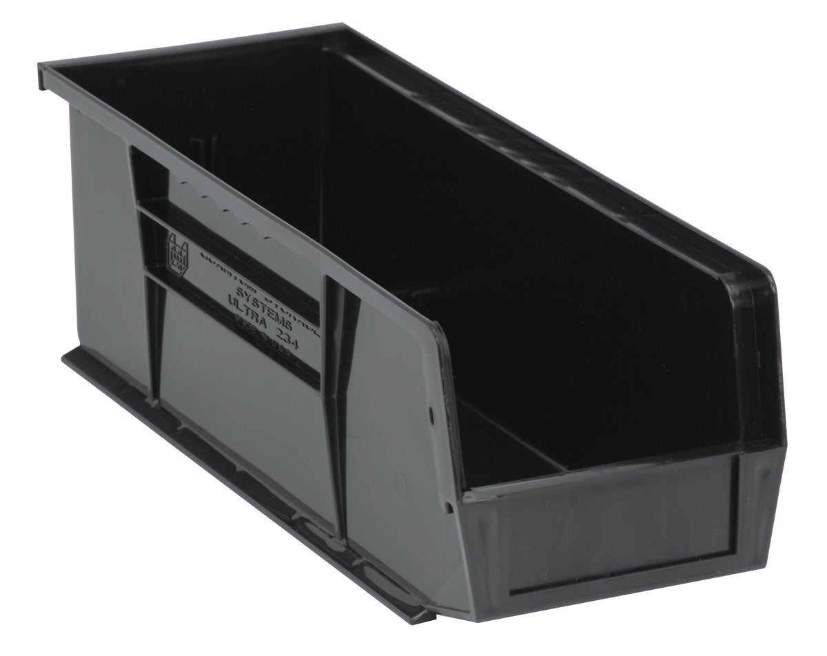Quantum Eco-Friendly Stack & Hang Bins – QUS Series – QUS234BR to QUS240BR – Case Pack – 14-3/4" x 5-1/2" x 5" – QUS234BR – Recycled