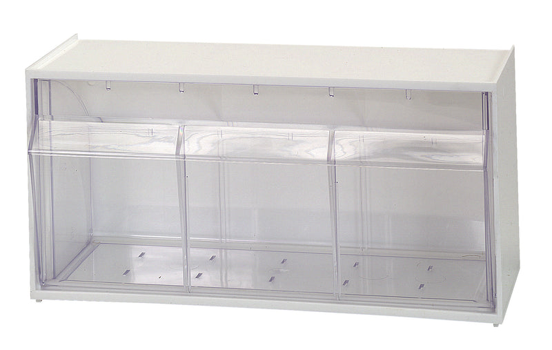 Quantum Dividable Bins – 5-1/4" x 11-7/8" x 5-15/16" – QTB410 – White