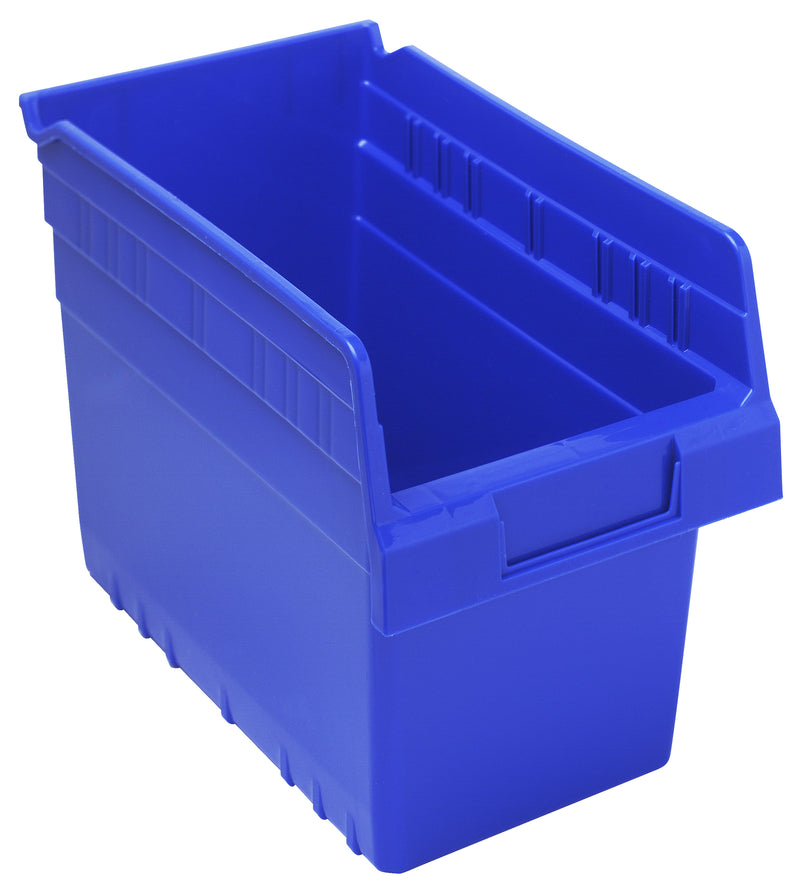 Quantum 8" Shelf Bins – QSB801 to QSB806 – Case Pack – 11-5/8" x 6-5/8" x 8" – QSB802 – Blue