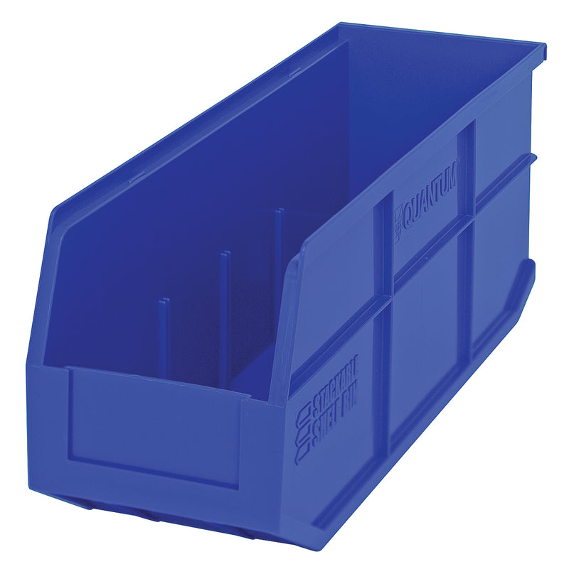 Quantum Stackable Shelf Bins – SSB423 to SSB461 – Case Pack – 18" x 6" x 7" – SSB461 – Blue
