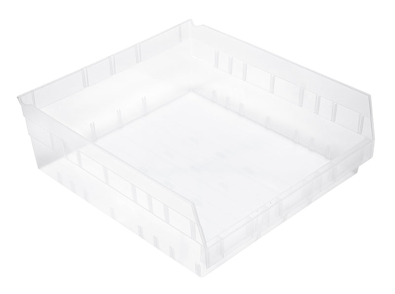 Quantum Clear-View Store-More 6" Shelf Bins – QSB218CL to QSB222CL – Case Pack – 17-7/8" x 16-1/2" x 6" – QSB222CL – Clear