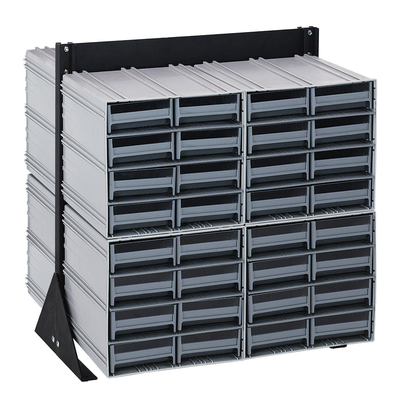 Quantum Interlocking Storage Cabinet Floor Stand – 16" x 23-5/8" x 28" – QIC-224-83 – Gray