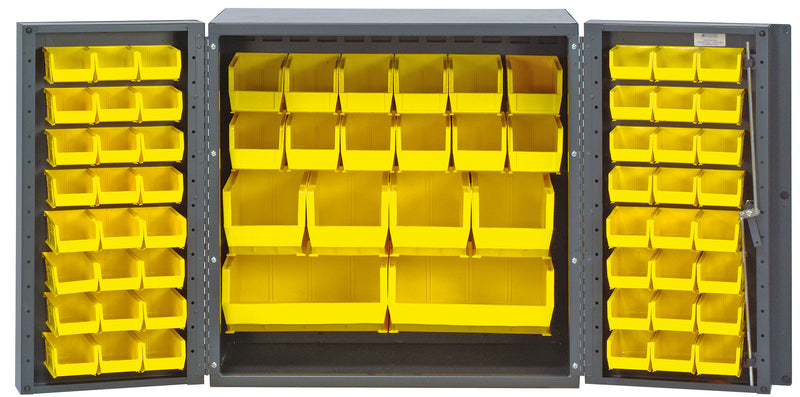 Quantum 36" Wide Storage Cabinets – 36" x 24" x 36" – Kit – QSC-36-MIN – Yellow