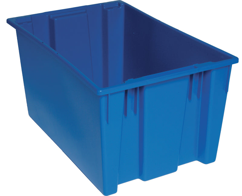 Quantum Genuine Stack & Nest Totes – SNT230 to SNT300 – Case Pack – 29-1/2" x 19-1/2" x 15" – SNT300 – Blue