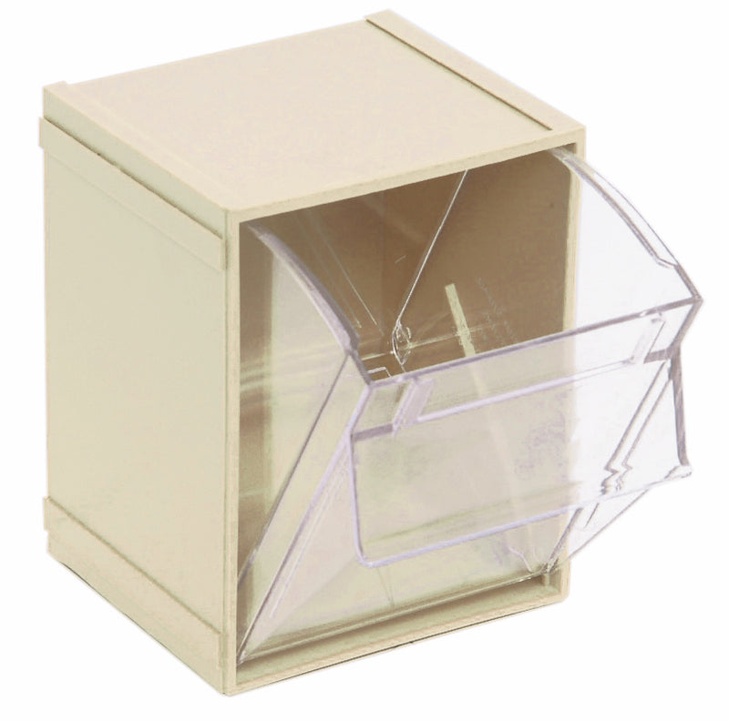 Quantum Individual Bins – Case Pack – 5-1/4" x 4-3/4" x 6-1/4" – QTB405 – Ivory