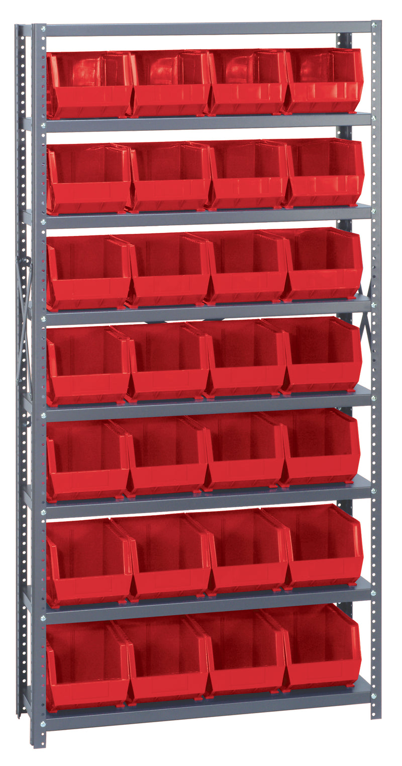 Quantum Stack & Hang Bin System – 12"D x 36"W x 75"H