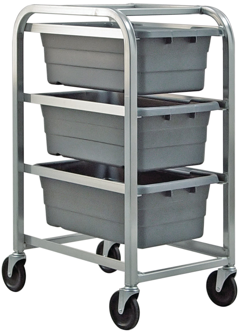 Quantum Tub Racks – TR1-2516-8 to TR6-2516-8 – 26-3/4" x 19-3/4" x 41" – TR3-2516-8 – Gray