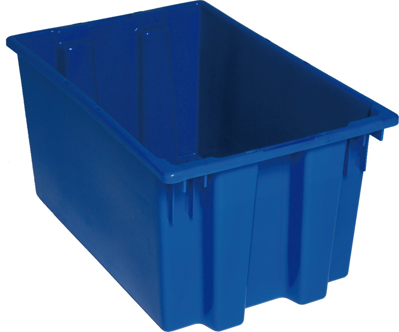 Quantum Genuine Stack & Nest Totes – SNT230 to SNT300 – Case Pack – 23-1/2" x 15-1/2" x 12" – SNT240 – Blue