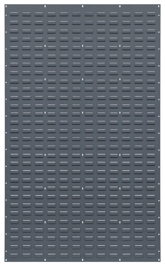 Quantum Stack & Hang Gray Louvered Panel – 36" x 61" – QLP-3661 – Individual Unit