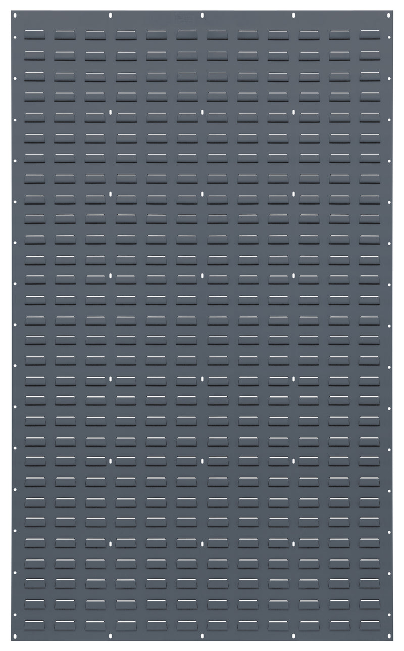 Quantum Stack & Hang Gray Louvered Panel – 36" x 61" – QLP-3661 – Individual Unit
