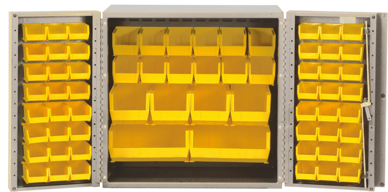 Quantum 36" Wide Storage Cabinets – 36" x 24" x 36" – Kit – QSC-BG-36-MIN – Yellow