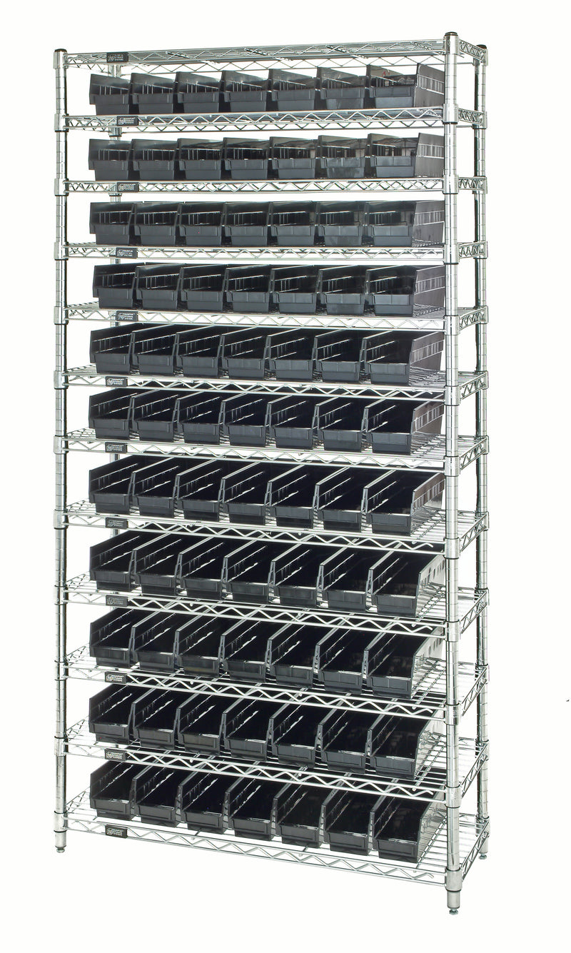 Quantum Conductive Wire Shelving Systems – 18" x 36" x 75" – WR12-103CO – Conductive