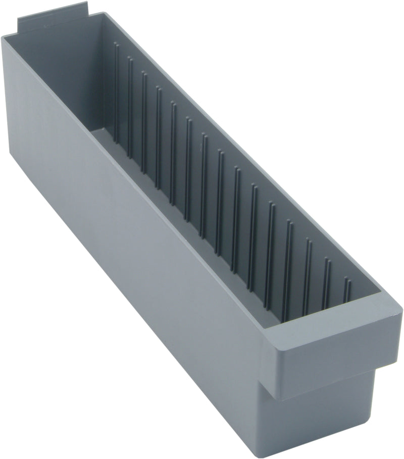 Quantum Super Tuff Euro Drawers – QED401 to QED604 – Case Pack – 17-5/8" x 3-3/4" x 4-5/8" – QED604 – Gray