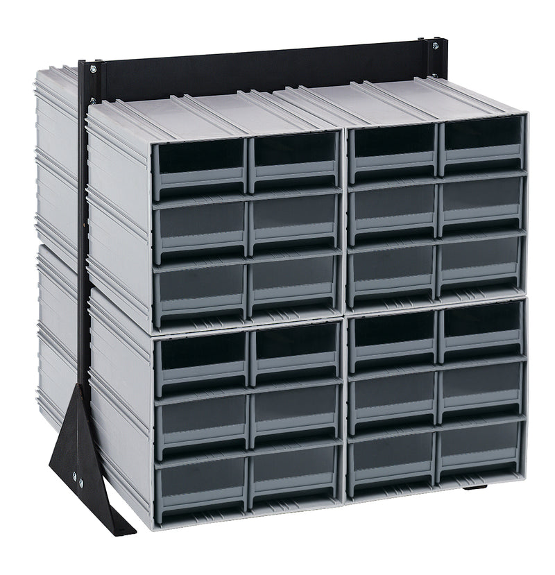 Quantum Interlocking Storage Cabinet Floor Stand – 16" x 23-5/8" x 28" – QIC-224-64 – Gray