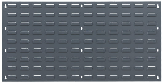 Quantum Stack & Hang Gray Louvered Panel – 36" x 19" – QLP-3619 – Individual Unit