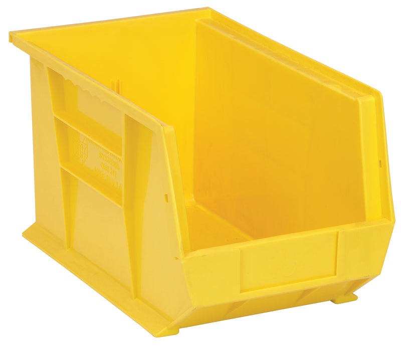 Quantum Ultra Stack & Hang Bins – QUS240 to QUS248 – Case Pack – 13-5/8" x 8-1/4" x 8" – QUS242 – Yellow