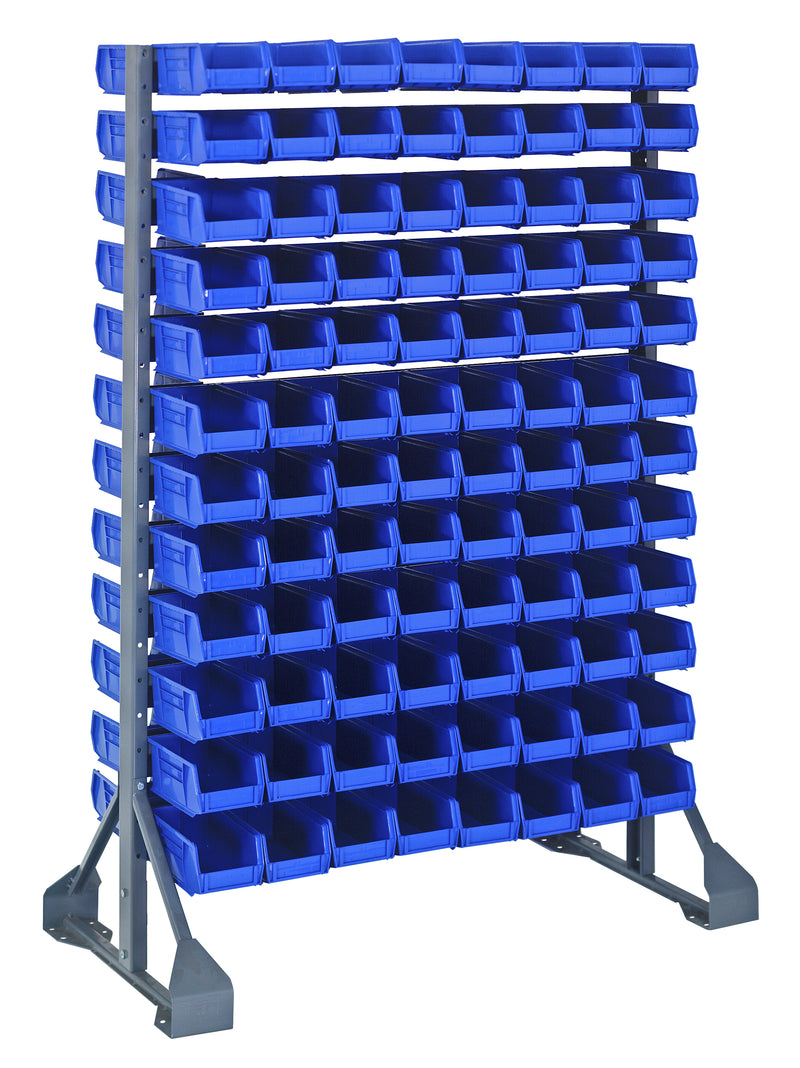 Quantum Steel Rail Bin Packages – 36" x 20" x 53" – QRU-12D-220-192 – Blue