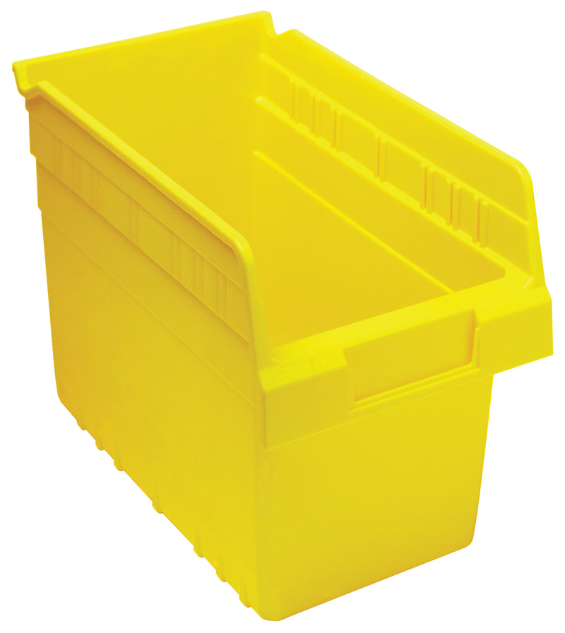Quantum 8" Shelf Bins – QSB801 to QSB806 – Case Pack – 11-5/8" x 6-5/8" x 8" – QSB802 – Yellow