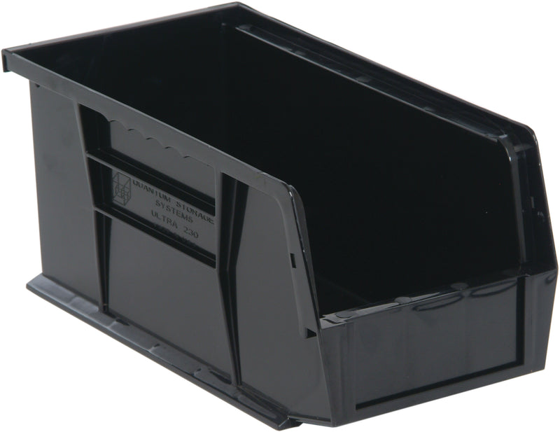 Quantum Conductive Ultra Stack & Hang Bins – QUS210CO to QUS240CO – Case Pack – 10-7/8" x 5-1/2" x 5" – QUS230CO – Conductive