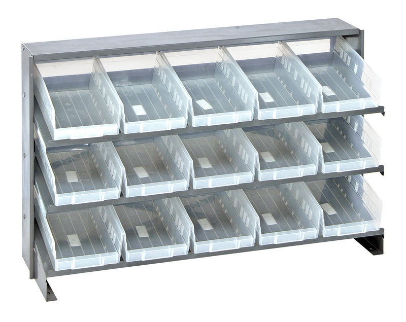 Quantum Bench Racks – 12-1/2" x 36" x 23" – QPRHA-102CL – Clear