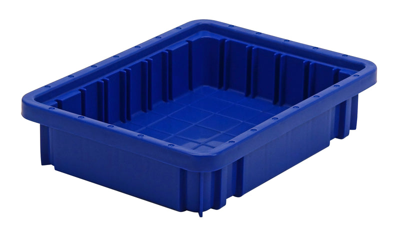 Quantum Dividable Grid Containers – DG91025 to DG92060 – Individual Units – 10-7/8" x 8-1/4" x 2-1/2" – DG91025 – Blue
