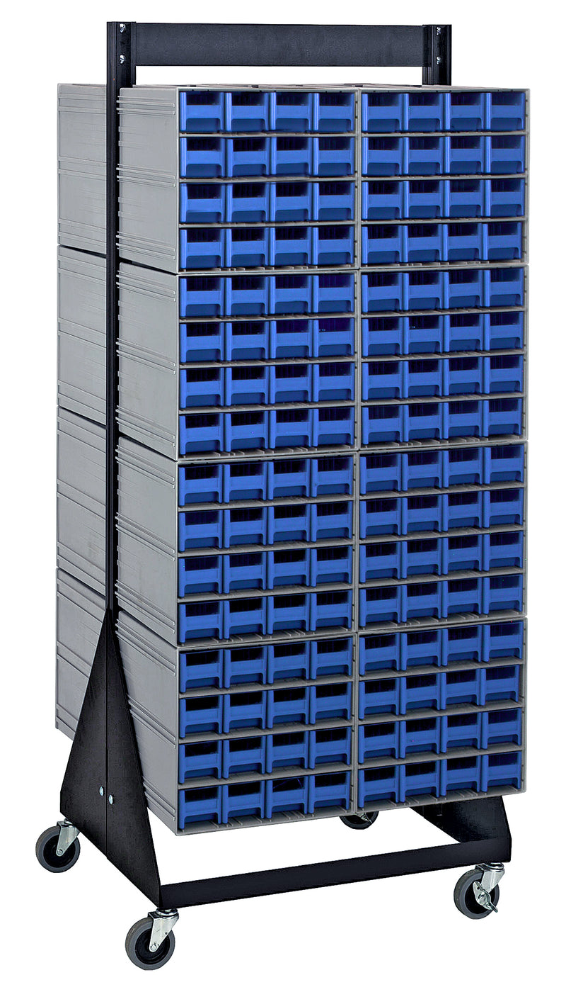 Quantum Interlocking Storage Cabinet Floor Stand – 16" x 23-5/8" x 52" – QIC-248-161 – Blue