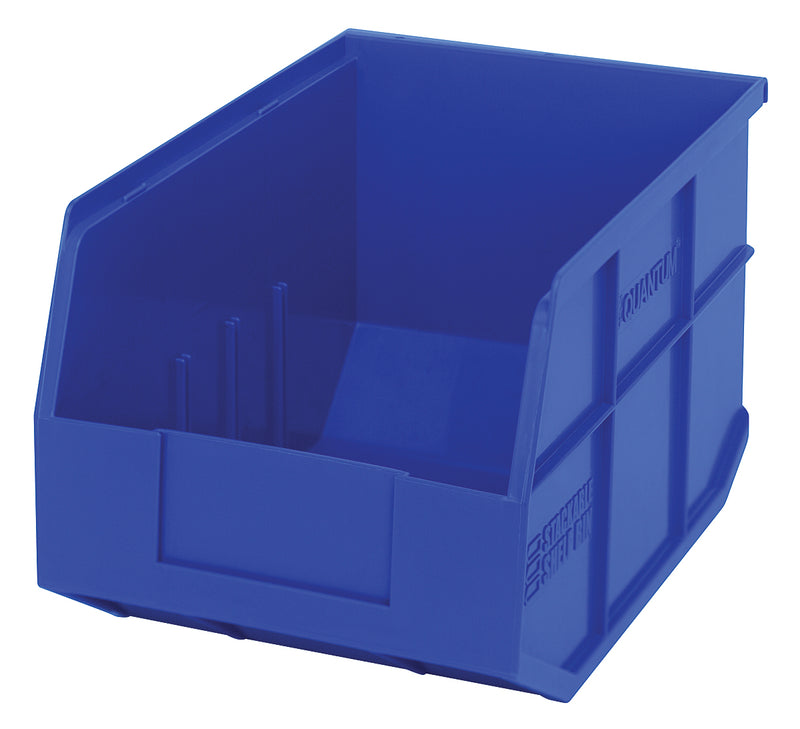 Quantum Stackable Shelf Bins – SSB423 to SSB461 – Case Pack – 12" x 8-1/4" x 7" – SSB423 – Blue