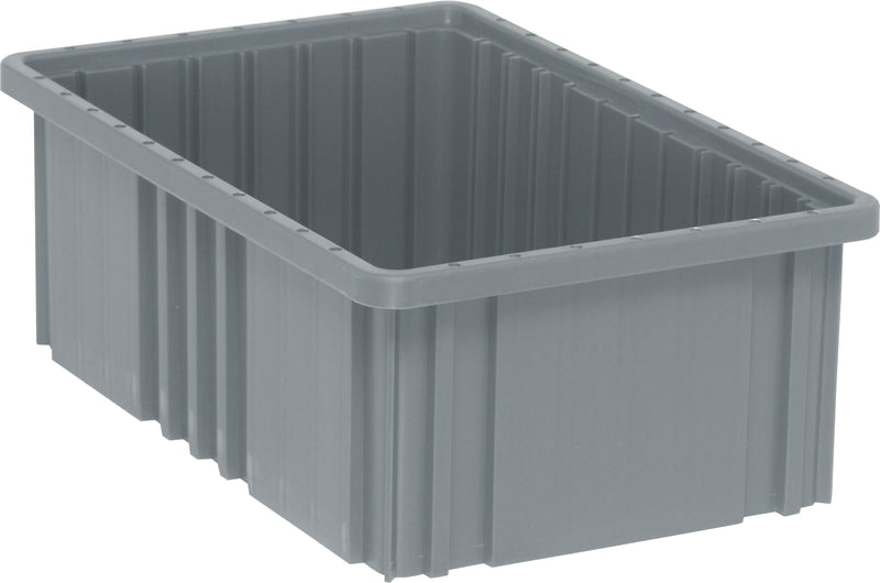 Quantum Dividable Grid Containers – DG91025 to DG92060 – Individual Units – 16-1/2" x 10-7/8" x 6" – DG92060 – Gray