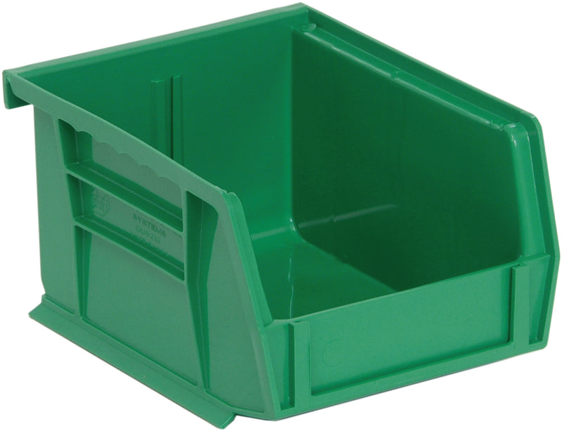 Quantum Ultra Stack & Hang Bins – QUS210 to QUS230 – Case Pack – 5-3/8" x 4-1/8" x 3" – QUS210 – Green