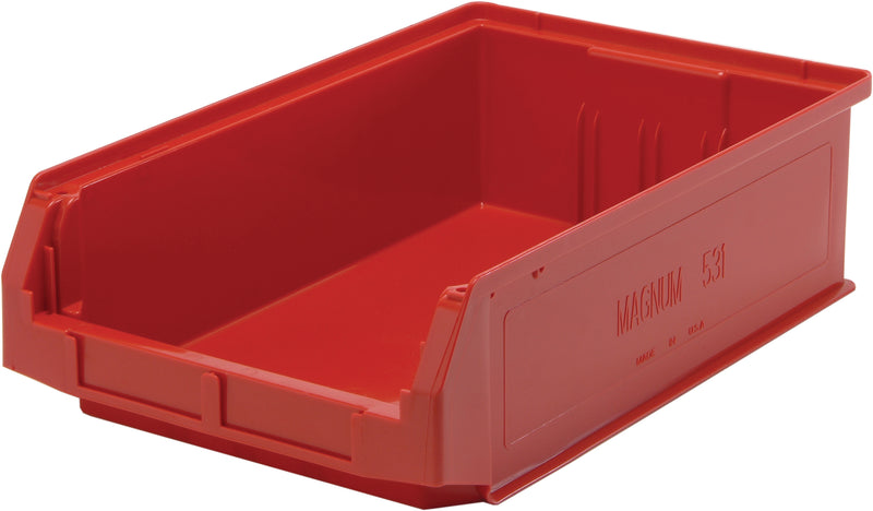Quantum Magnum Bins – Case Pack – 19-3/4" x 12-3/8" x 5-7/8" – QMS531 – Red