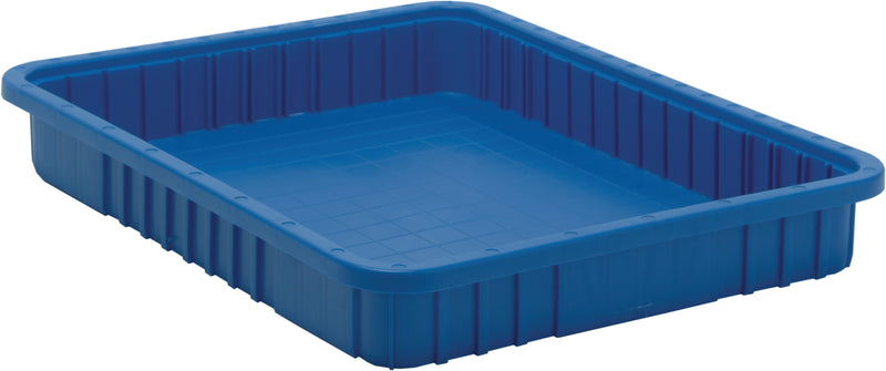 Quantum Dividable Grid Containers – DG92080 to DG93120 – Case Pack – 22-1/2" x 17-1/2" x 3" – DG93030 – Blue