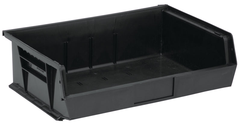 Quantum Ultra Stack & Hang Bins – QUS240 to QUS248 – Case Pack – 10-7/8" x 16-1/2" x 5" – QUS245 – Black
