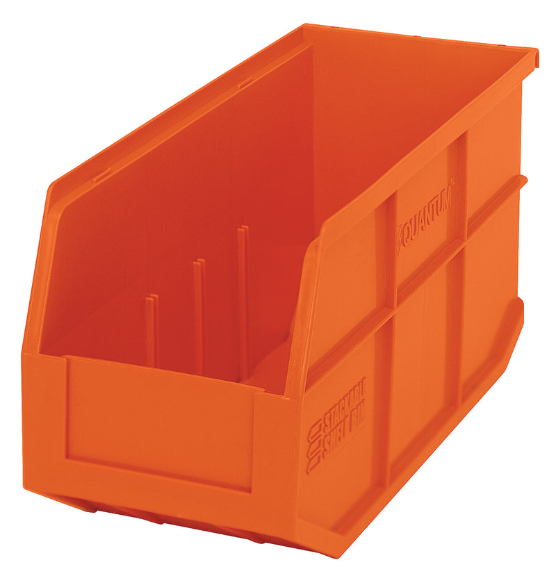 Quantum Stackable Shelf Bins – SSB423 to SSB461 – Case Pack – 14" x 6" x 7" – SSB441 – Orange