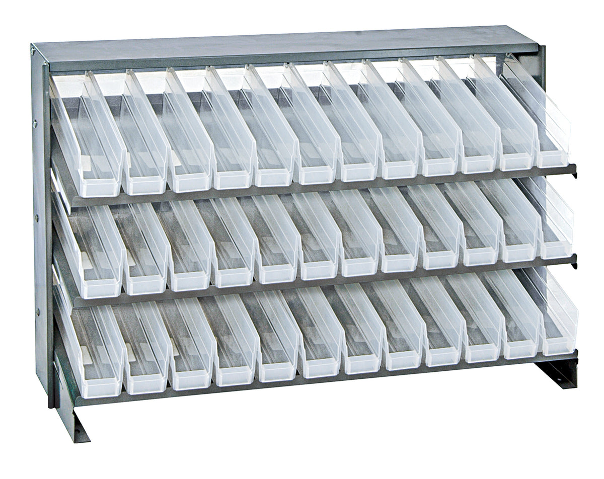 Quantum Bench Racks – 12-1/2" x 36" x 23" – QPRHA-100CL – Clear