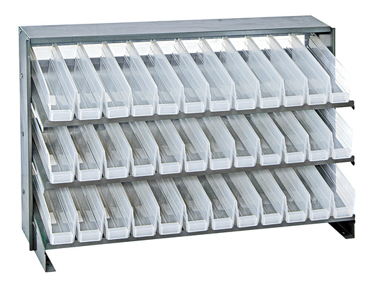 Quantum Bench Racks – 12-1/2" x 36" x 23" – QPRHA-100CL – Clear