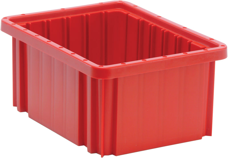 Quantum Dividable Grid Containers – DG91025 to DG92060 – Individual Units – 10-7/8" x 8-1/4" x 5" – DG91050 – Red