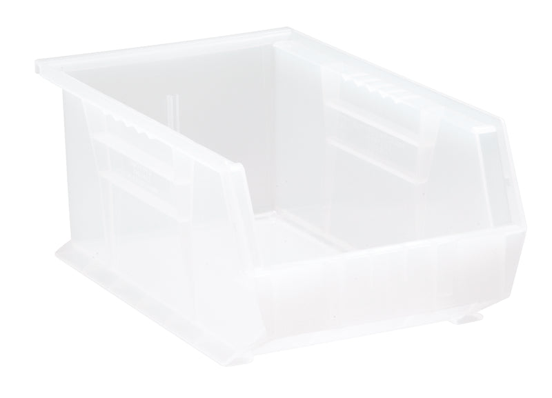 Quantum Clear-View Ultra Stack & Hang Bins – QUS241CL to QUS255CL – Case Pack – 13-5/8" x 8-1/4" x 6" – QUS241CL – Clear