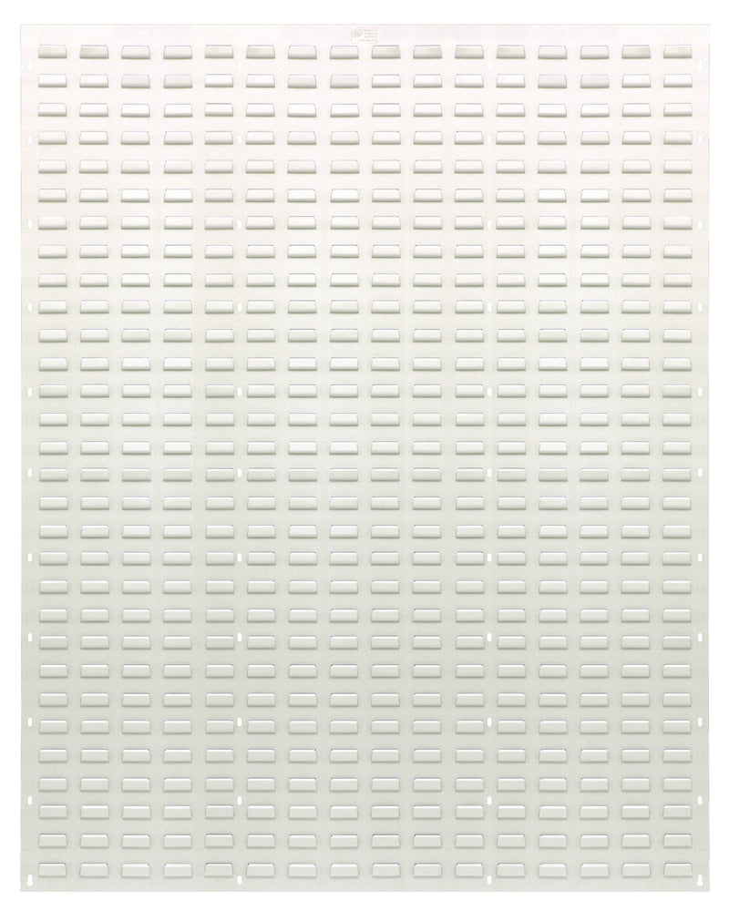 Quantum Stack & Hang Oyster White Louvered Panel – 48" x 61" – QLP-4861HC – Individual Unit