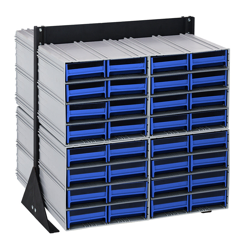 Quantum Interlocking Storage Cabinet Floor Stand – 16" x 23-5/8" x 28" – QIC-224-83 – Blue