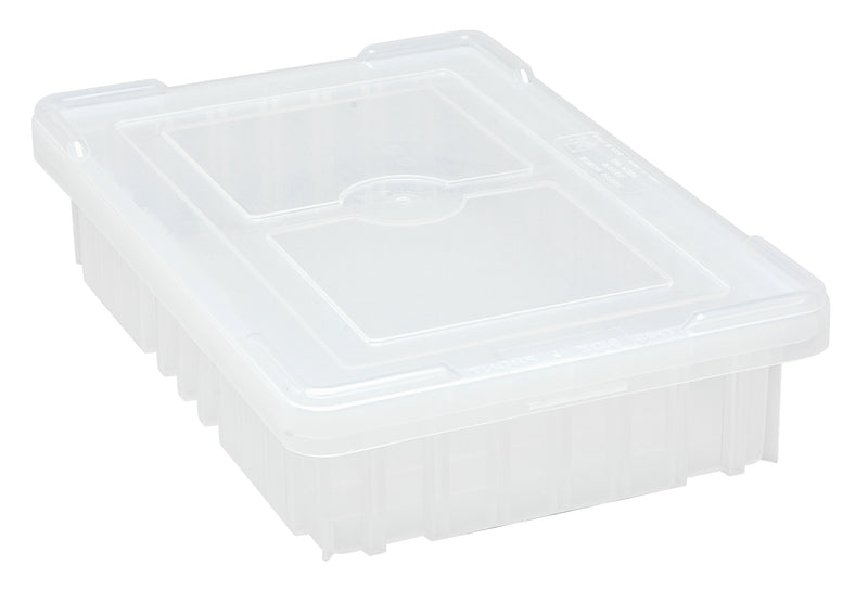 Quantum Clear-View Dividable Grid Containers – DG91025CL to DG92060CL – Case Pack – 16-1/2" x 10-7/8" x 3-1/2" – DG92035CL – Clear