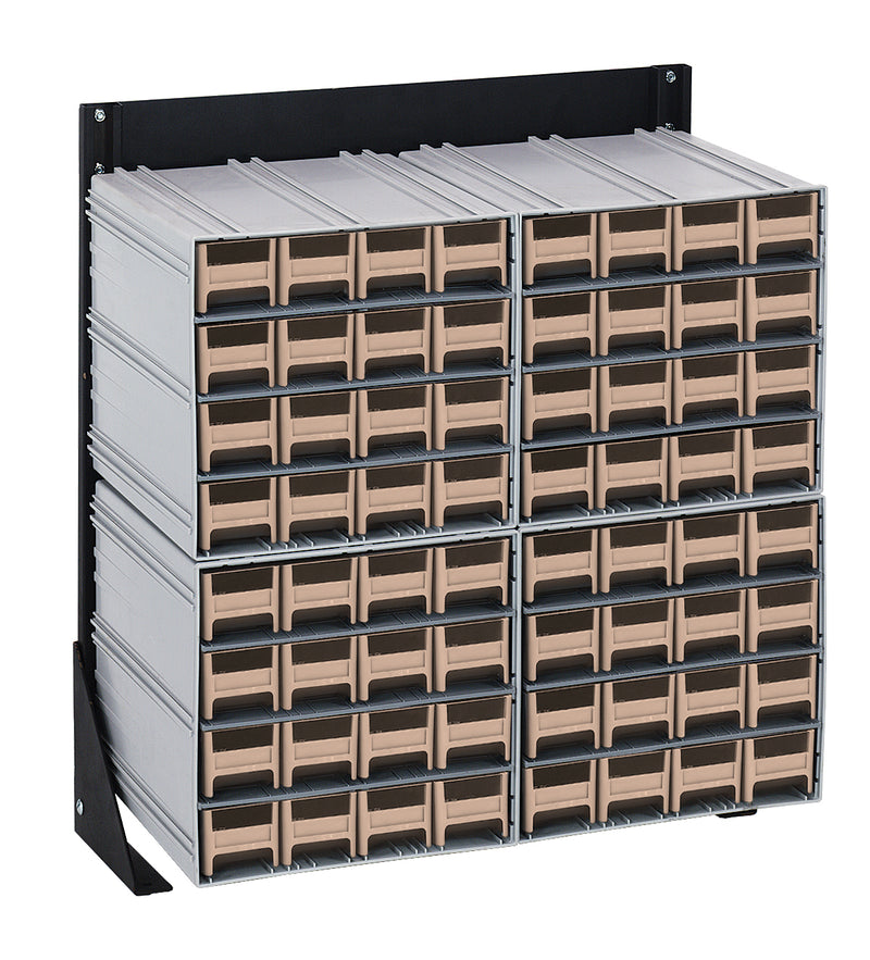 Quantum Interlocking Storage Cabinet Floor Stand – 8" x 23-5/8" x 28" – QIC-124-161 – Ivory