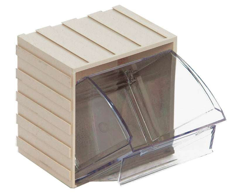 Quantum Individual Bins – Case Pack – 3-5/8" x 4-1/16" x 4-1/4" – QTB406 – Ivory