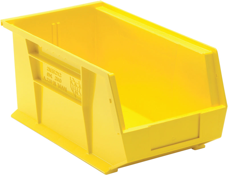 Quantum Ultra Stack & Hang Bins – QUS240 to QUS248 – Case Pack – 14-3/4" x 8-1/4" x 7" – QUS240 – Yellow