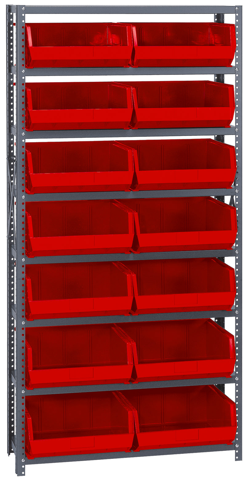 Quantum Stack & Hang Bin System – 12"D x 36"W x 75"H