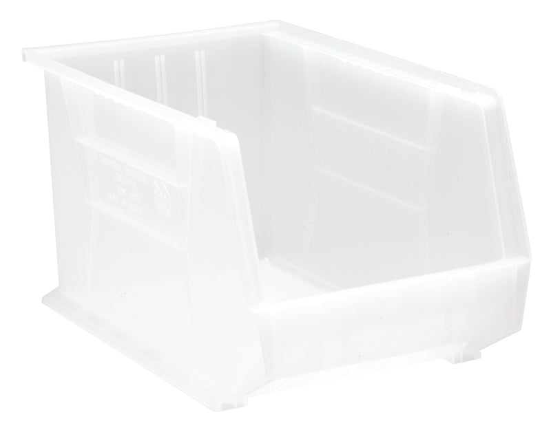 Quantum Clear-View Ultra Stack & Hang Bins – QUS260CL to QUS275MOBCL – Case Pack – 18" x 11" x 10" – QUS260CL – Clear