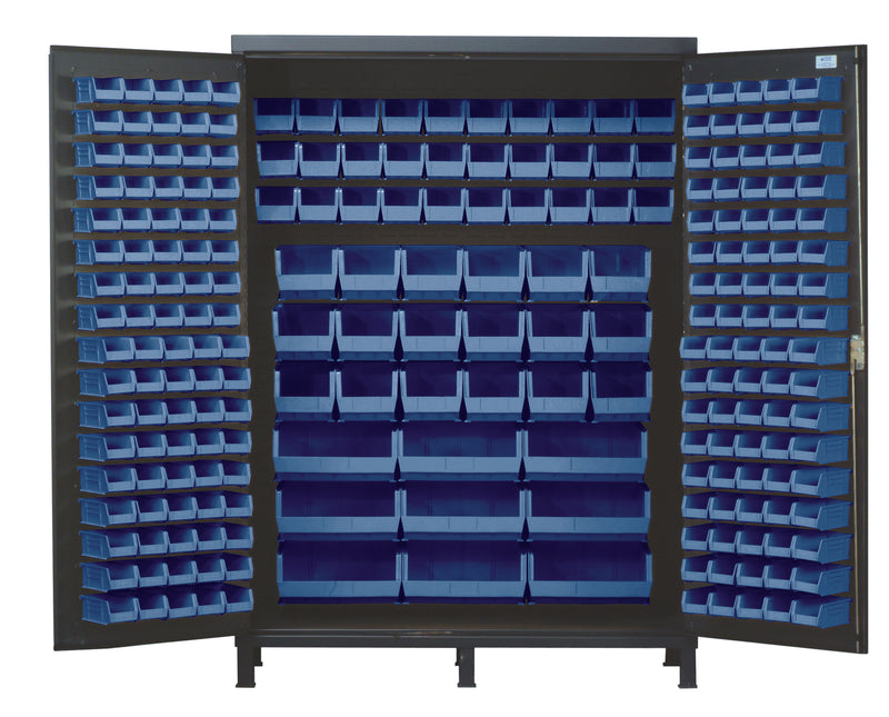 Quantum 60" Wide Storage Cabinets – 60" x 24" x 84" – QSC-60 – Blue